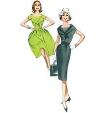 Retro/Vintage 1950s Dress Butterick Pattern 16-24