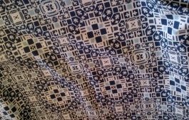 Geometric Blues Quilt fabric