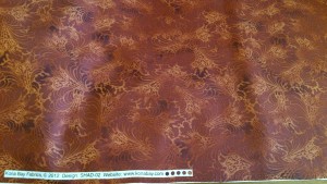 Brown Pattern Quilting Fabric 1 Brown Pattern Quilting Fabric