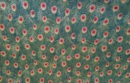 Liberty Lawn Peacock Feather fabric