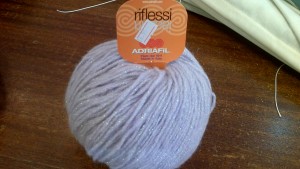 Adriafil Riflessi Wool 50g Ball, Aran weight Lilac 1 Adriafil Riflessi Wool 50g Ball, Aran weight Lilac