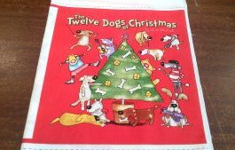12 Dogs of Christmas Panel