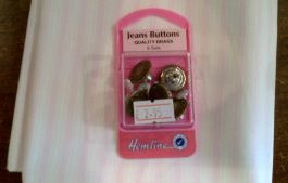 Jeans Buttons - Quality Brass, Set of 6