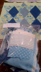 Scrap Quilt Bag - Blues