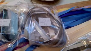 Double Faced Satin Ribbon Bag, 'Papillon' 1 Double Faced Satin Ribbon Bag, 'Papillon'