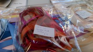 Double Faced Satin Ribbon Bag, 'Papillon' 2 Double Faced Satin Ribbon Bag, 'Papillon'