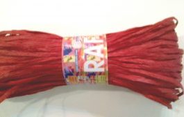Top Quality RAFFIA 25g Crochet, Decorative, Trim etc Red
