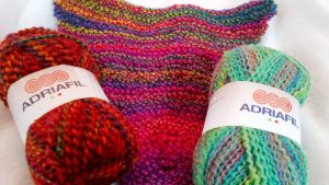Adriafil Self-Striping Wool Yarn Pintau, Aran Weight, Red Mix 1 Adriafil Self-Striping Wool Yarn Pintau, Aran Weight, Red Mix