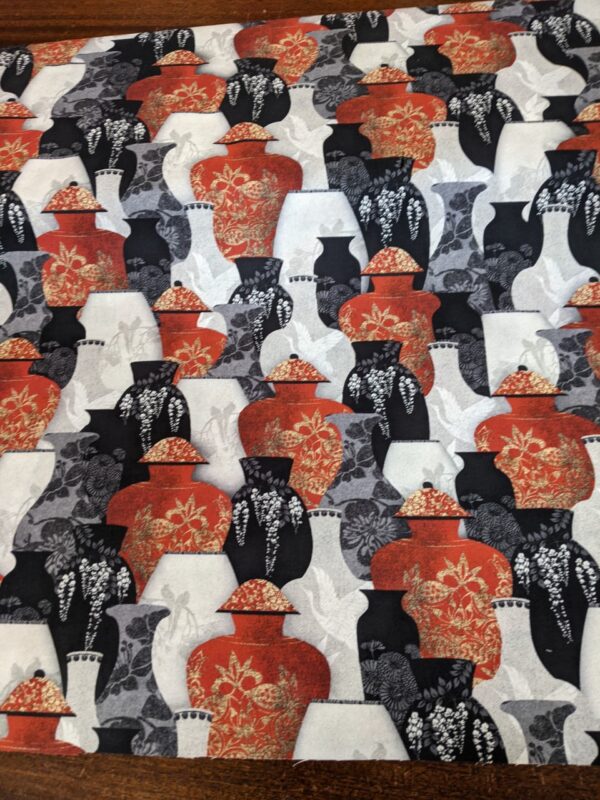 Japanese Vase Fabric